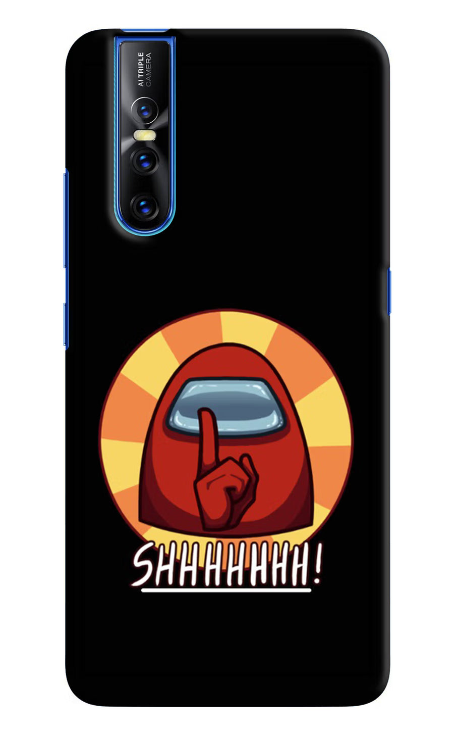 Among Us Shhh! Vivo V15 Pro Back Cover, Hard case