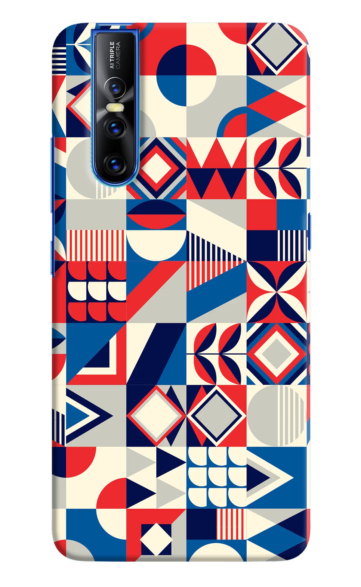 Colorful Pattern Vivo V15 Pro Hard Case Back Cover by Casekaro
