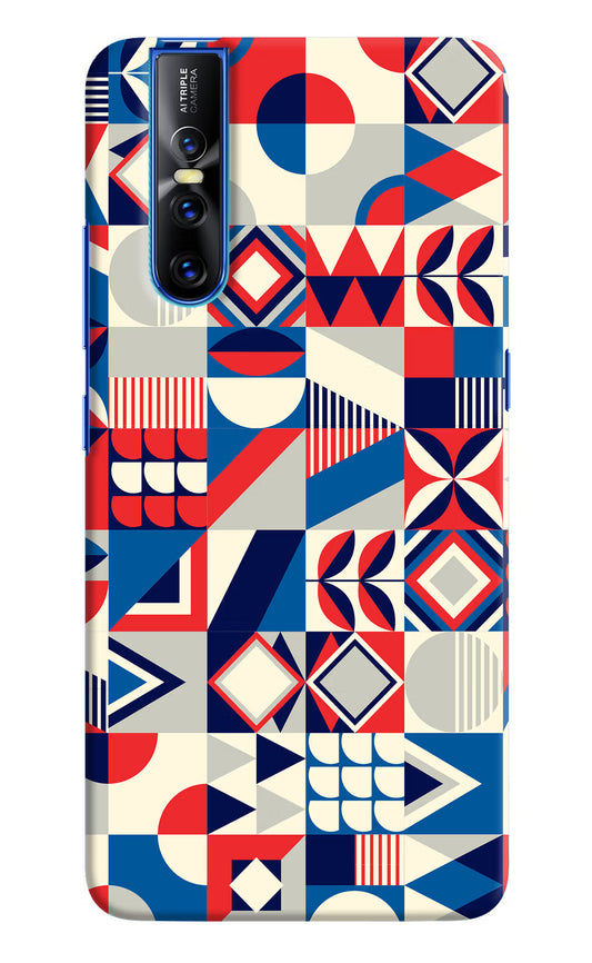 Colorful Pattern Vivo V15 Pro Hard Case Back Cover by Casekaro