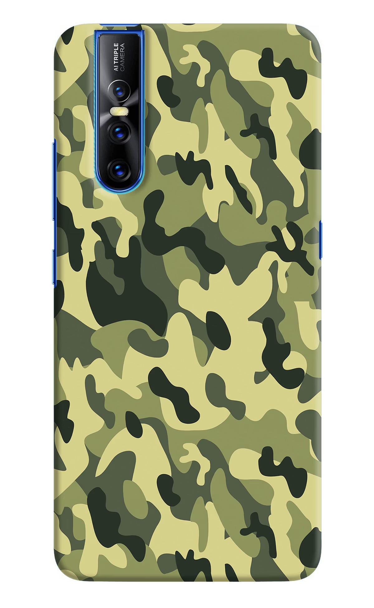 Camouflage Vivo V15 Pro Hard Case Back Cover by Casekaro