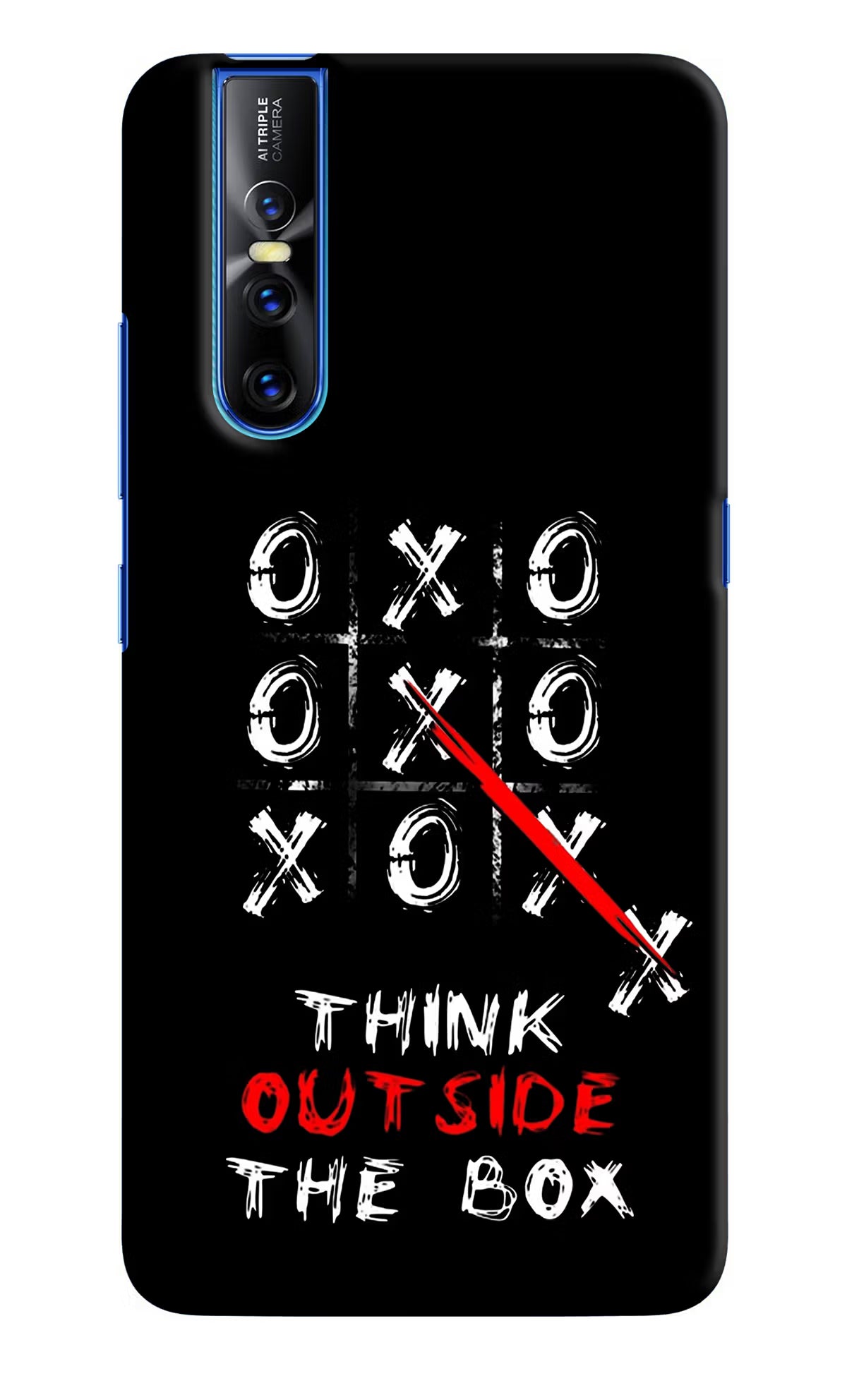 Think out of the BOX Vivo V15 Pro Hard Case Back Cover by Casekaro