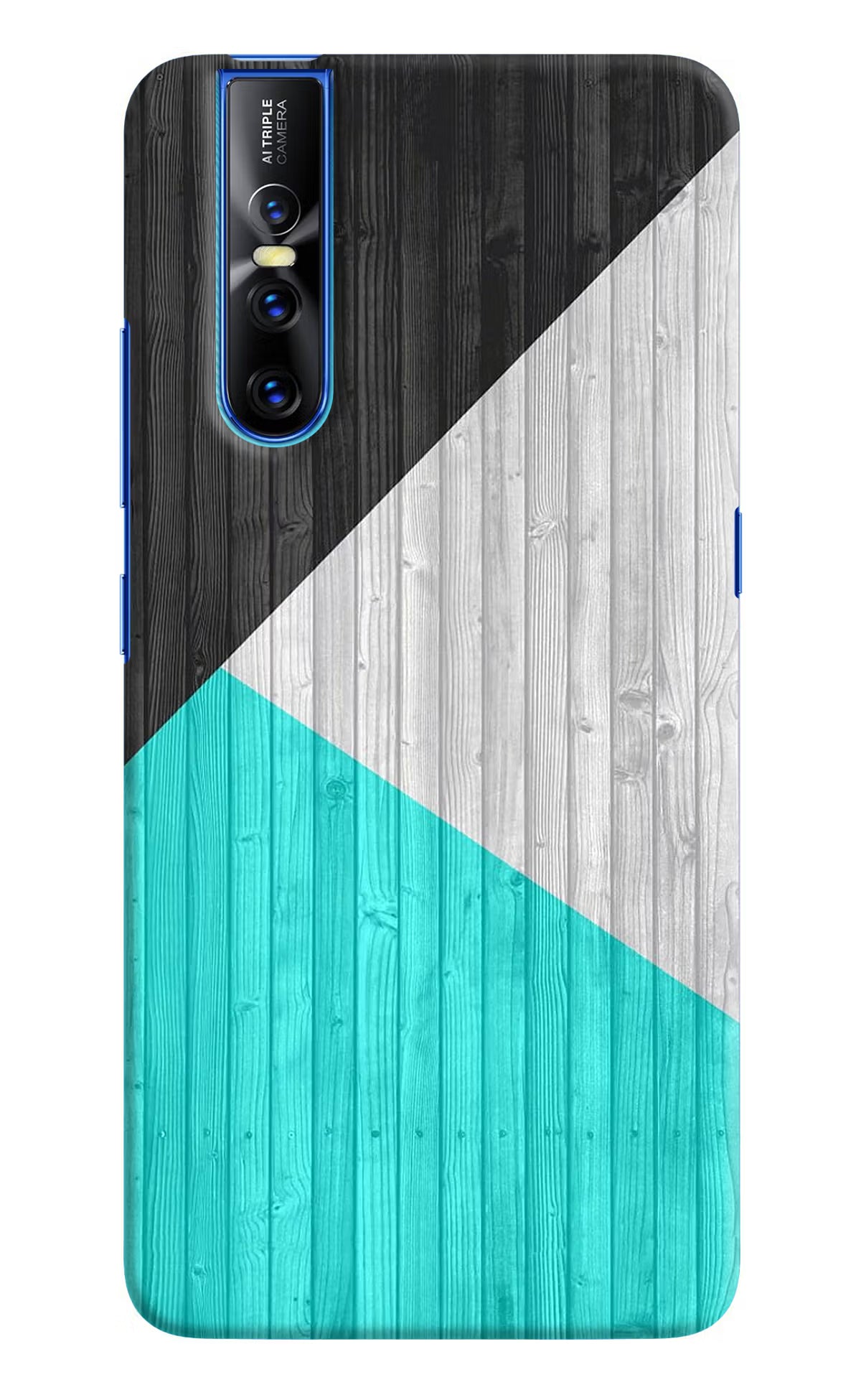 Wooden Abstract Vivo V15 Pro Hard Case Back Cover by Casekaro