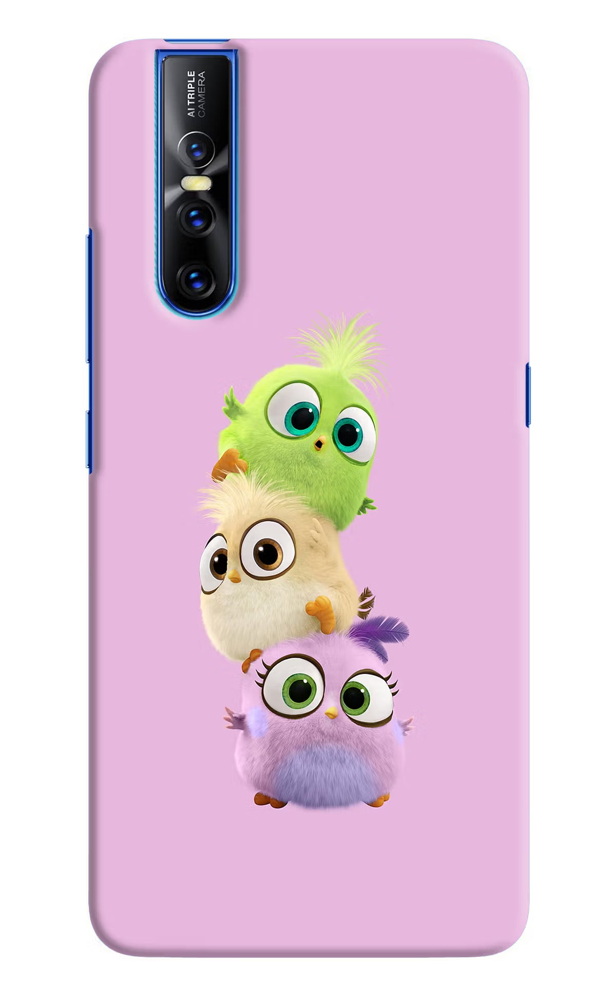 Cute Little Birds Vivo V15 Pro Hard Case Back Cover by Casekaro