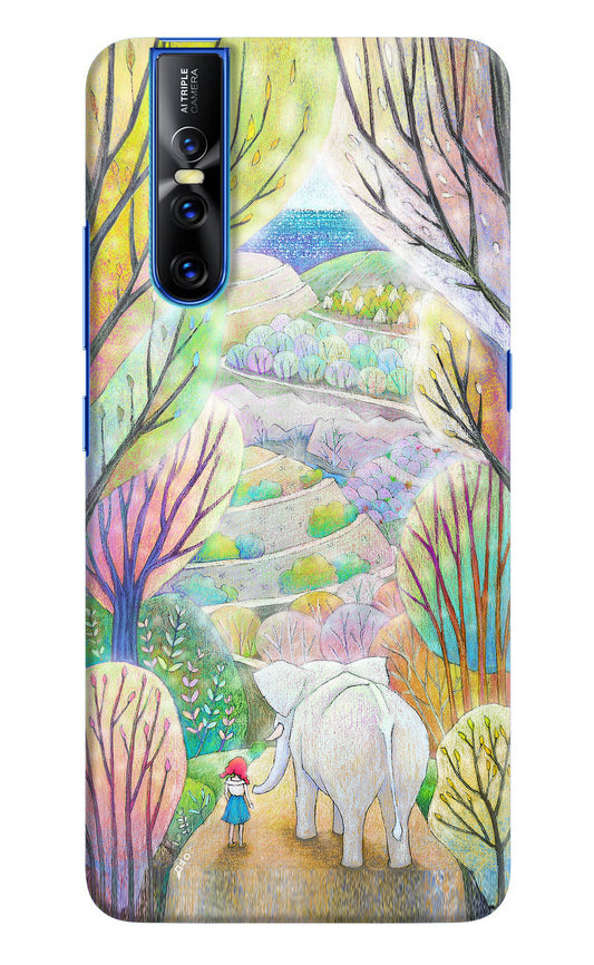 Nature Painting Vivo V15 Pro Hard Case Back Cover by Casekaro