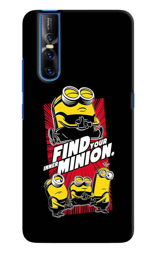 Find your inner Minion Vivo V15 Pro Hard Case Back Cover by Casekaro