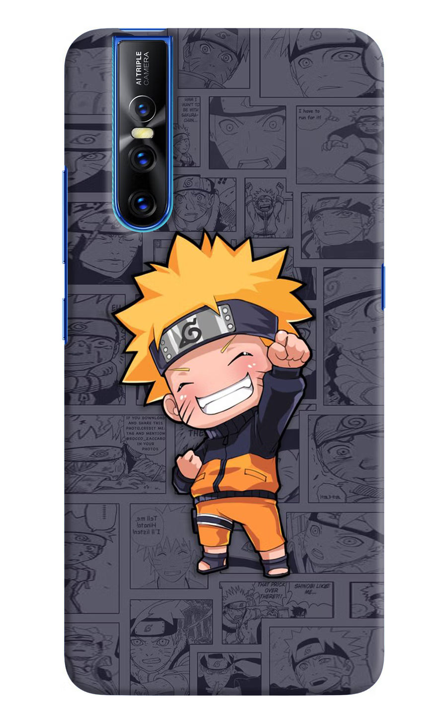 Chota Naruto Vivo V15 Pro Back Cover, Hard case