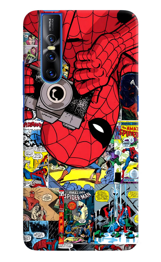 Spider Man Vivo V15 Pro Hard Case Back Cover by Casekaro