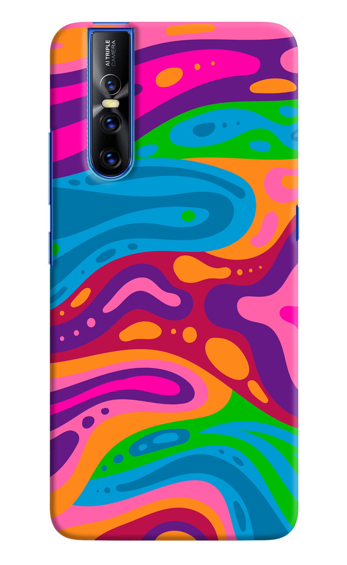 Trippy Pattern Vivo V15 Pro Hard Case Back Cover by Casekaro