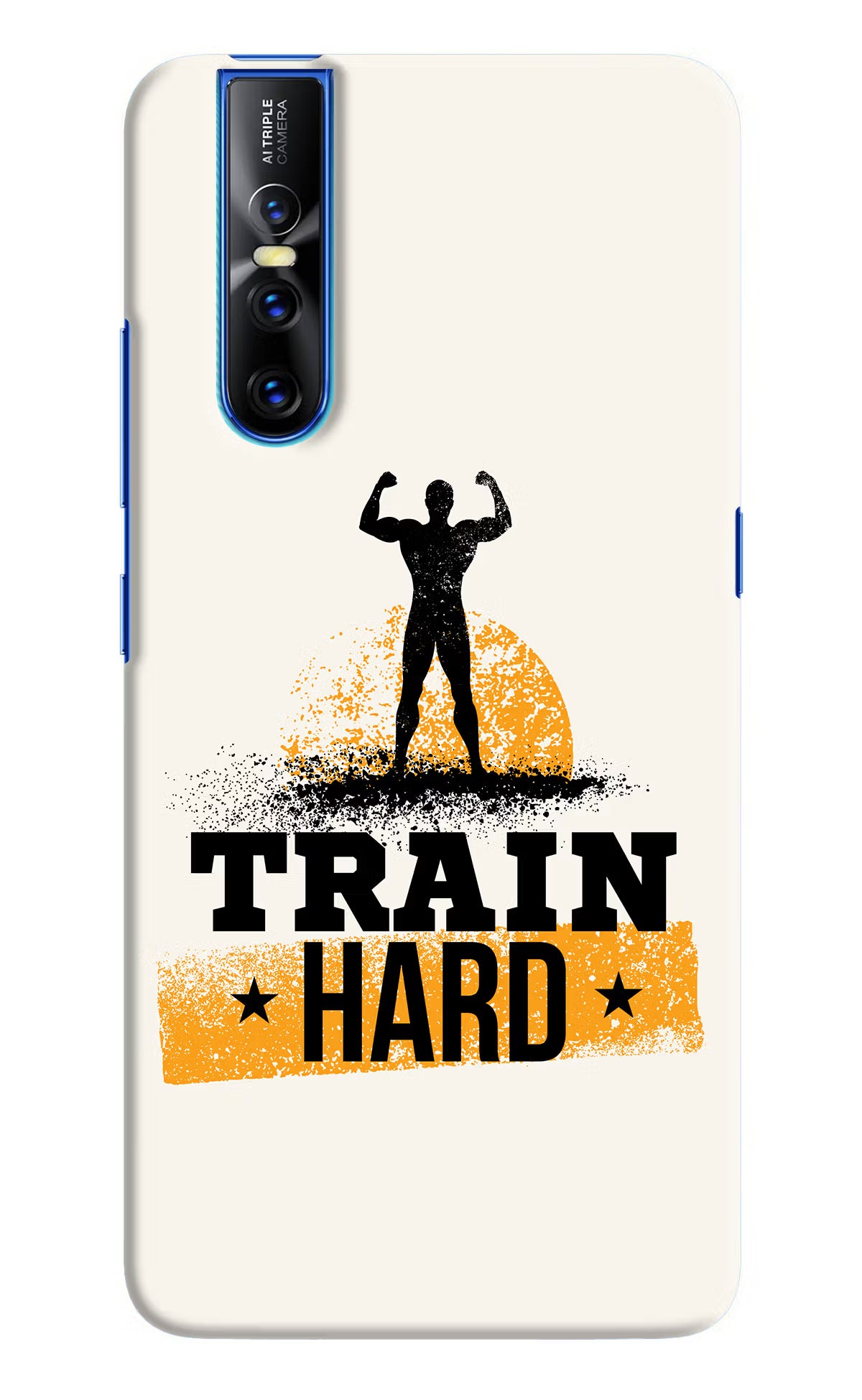 Train Hard Vivo V15 Pro Hard Case Back Cover by Casekaro