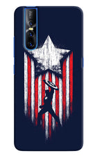 Captain America Marvel Art Vivo V15 Pro Hard Case Back Cover by Casekaro