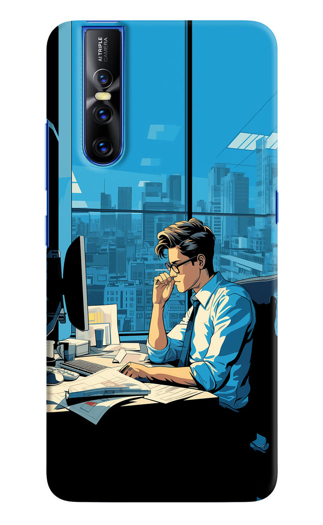 Focused Hustler (AI Generated) Vivo V15 Pro Hard Case Back Cover by Casekaro