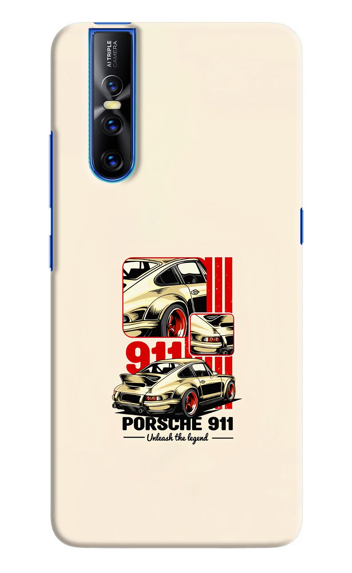 Classic Porsche 911 Vivo V15 Pro Hard Case Back Cover by Casekaro