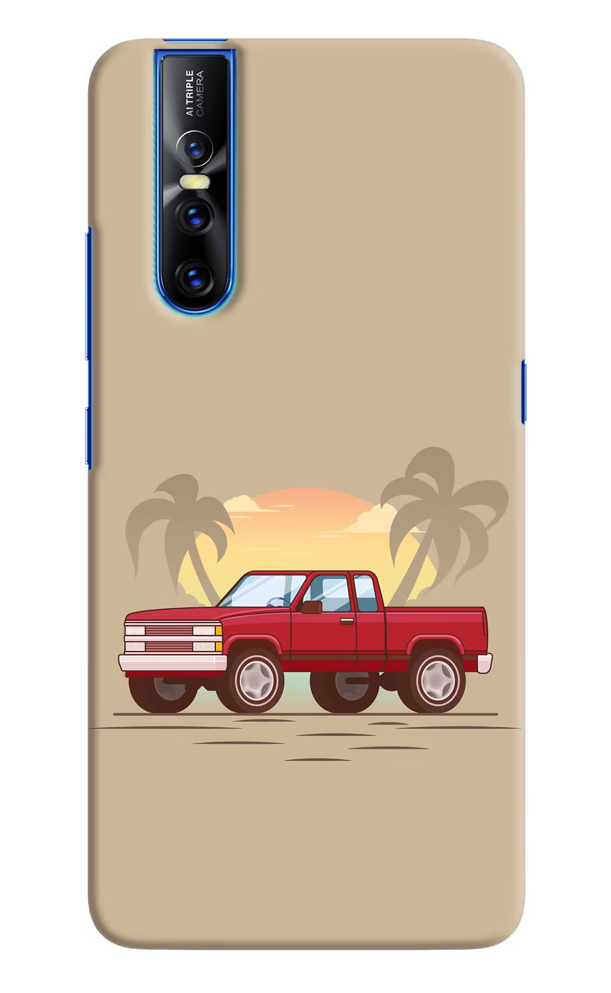 Desert Classic Drive Vivo V15 Pro Hard Case Back Cover by Casekaro