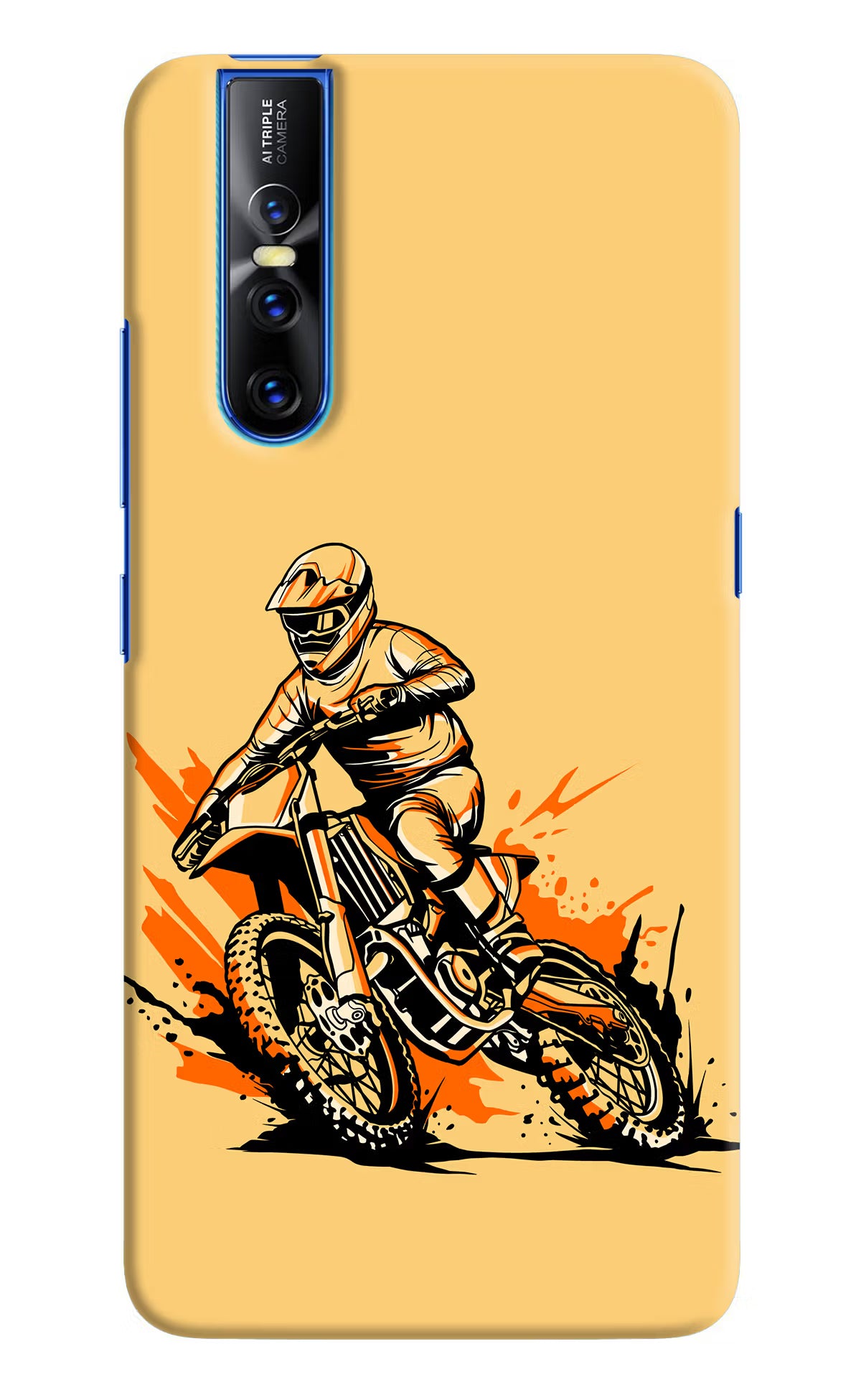 Off-Road Fury Vivo V15 Pro Hard Case Back Cover by Casekaro
