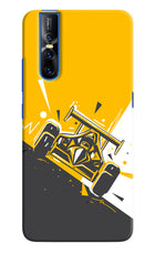 Track King Vivo V15 Pro Hard Case Back Cover by Casekaro