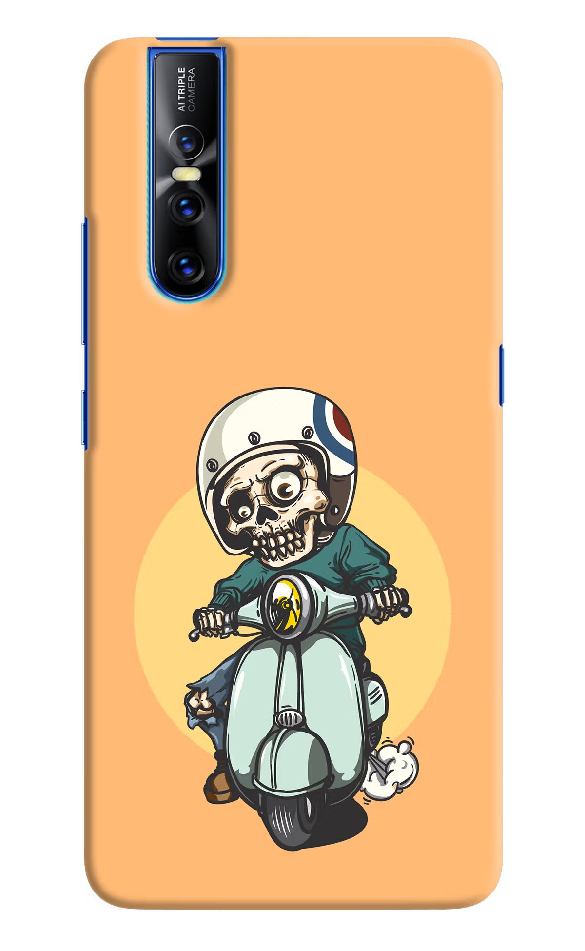 Undead Biker Vivo V15 Pro Hard Case Back Cover by Casekaro
