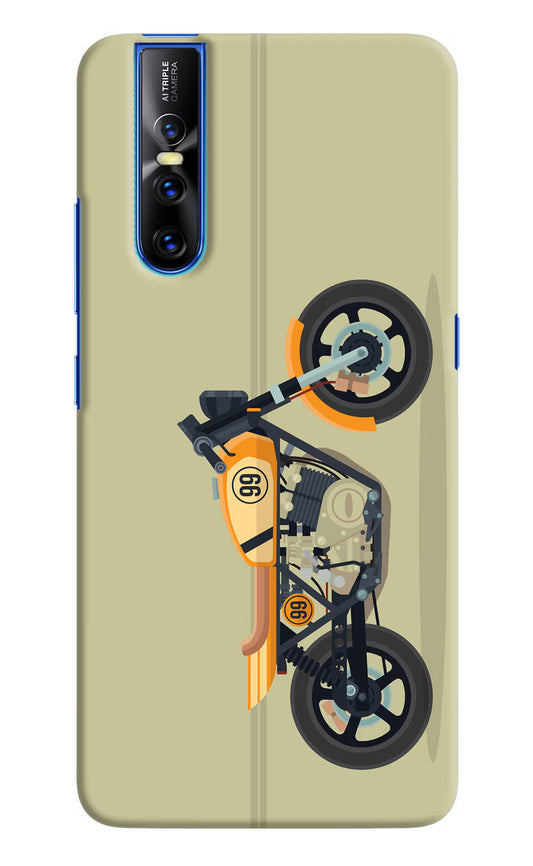 Vertical Speedster Vivo V15 Pro Hard Case Back Cover by Casekaro