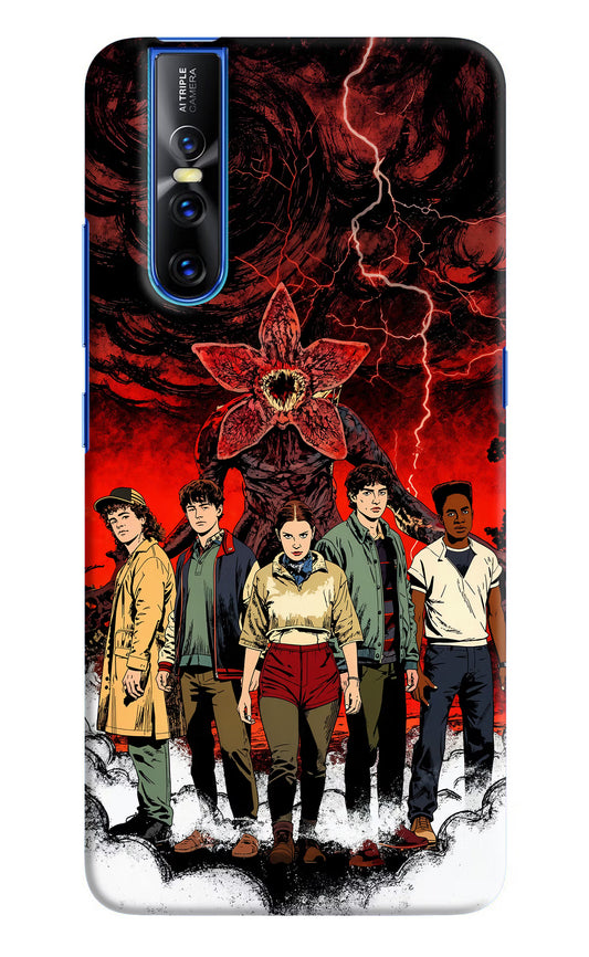 Ordinary Things Characters Vivo V15 Pro Hard Case Back Cover by Casekaro