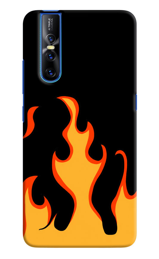 Fired Up – Black Vivo V15 Pro Hard Case Back Cover by Casekaro