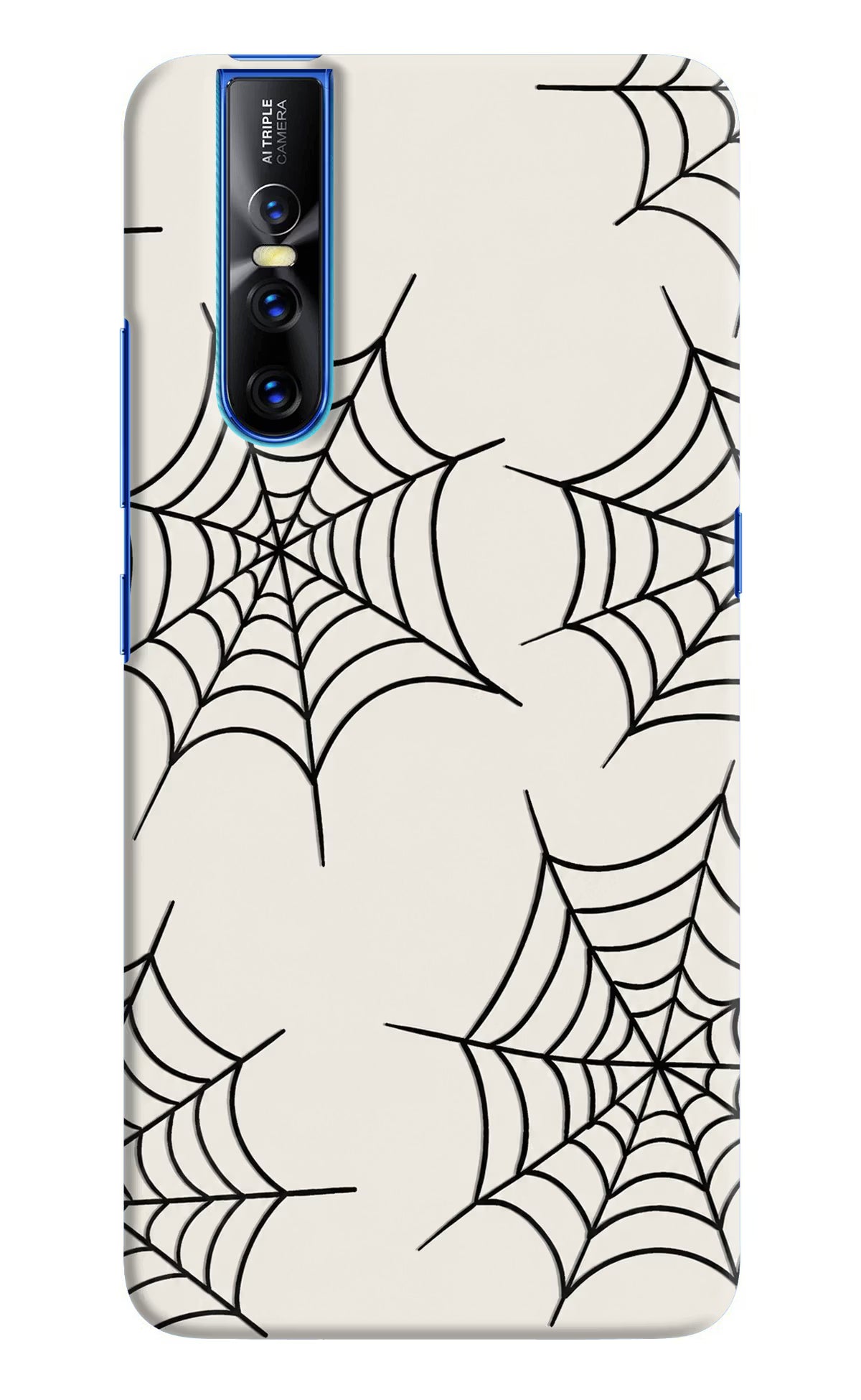 Spider Web Vivo V15 Pro Hard Case Back Cover by Casekaro