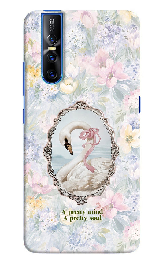Pretty Mind Pretty Soul Vivo V15 Pro Hard Case Back Cover by Casekaro