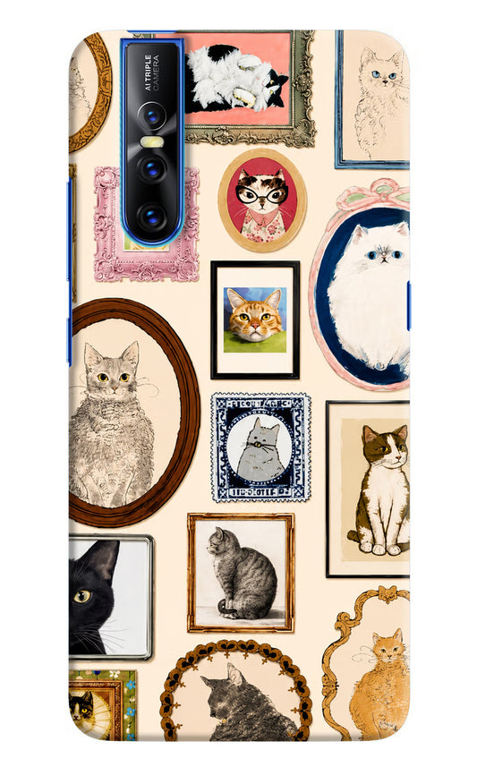 Mirror Cats Vivo V15 Pro Hard Case Back Cover by Casekaro