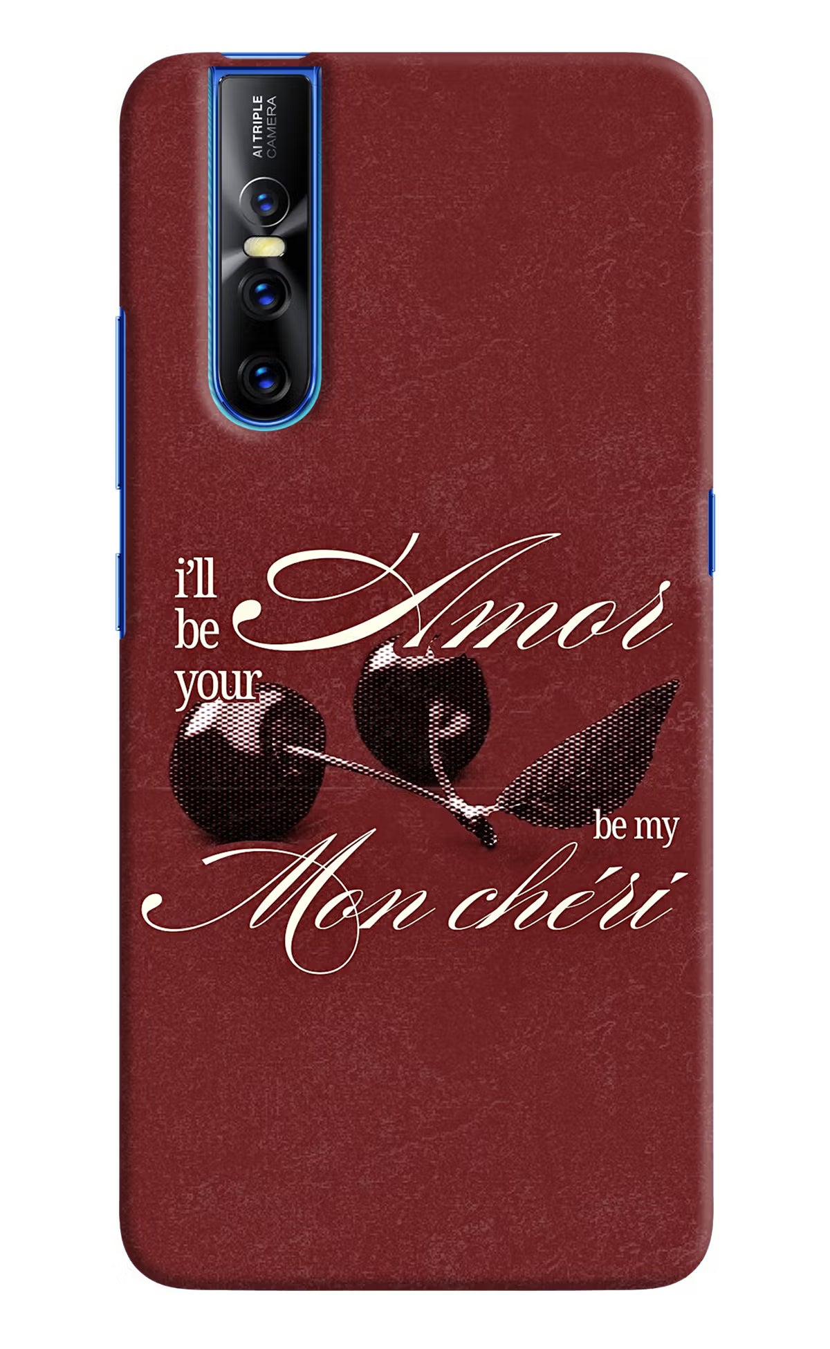 Velvet Cherry Vivo V15 Pro Back Cover