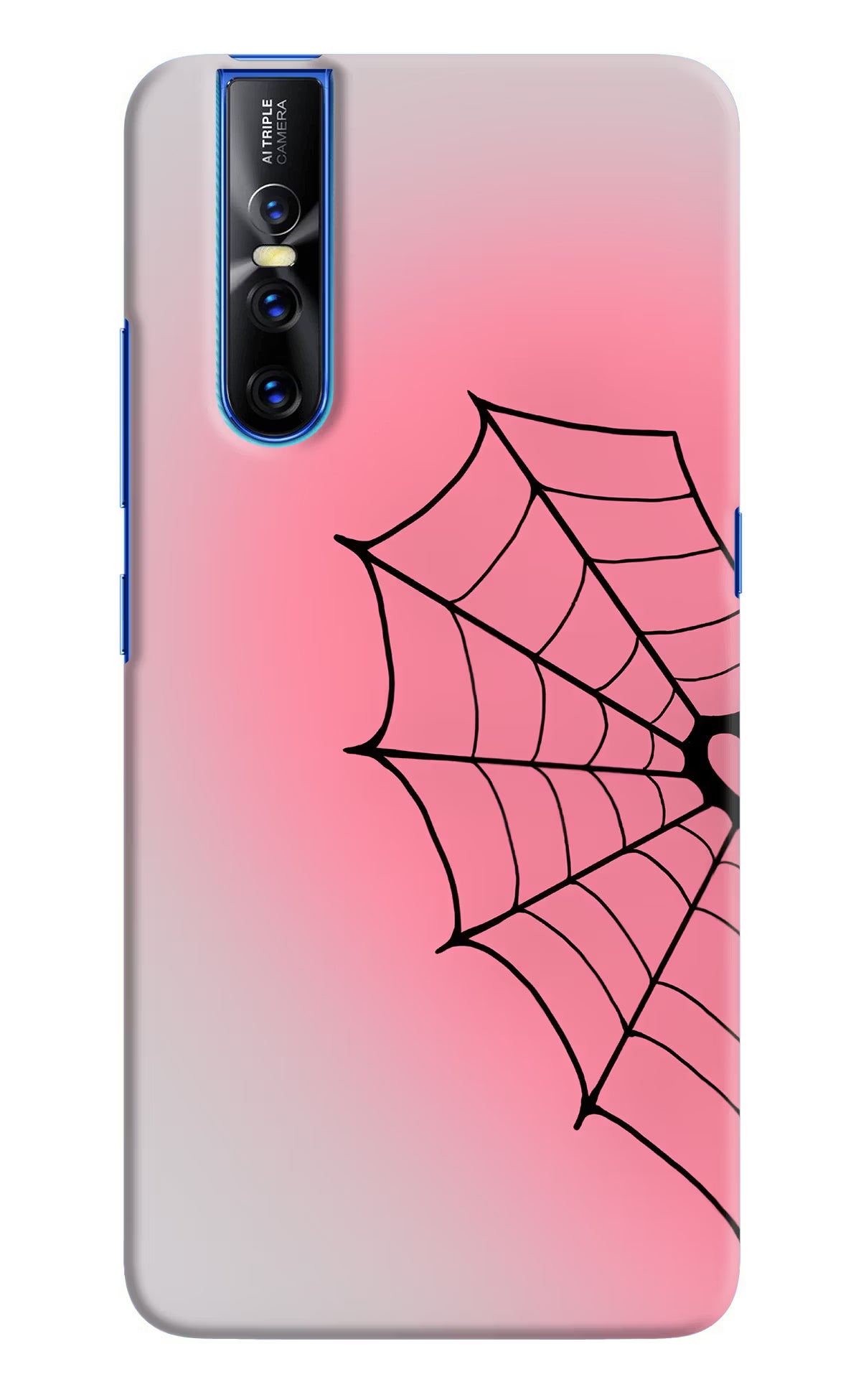 Pink Web Vivo V15 Pro Back Cover