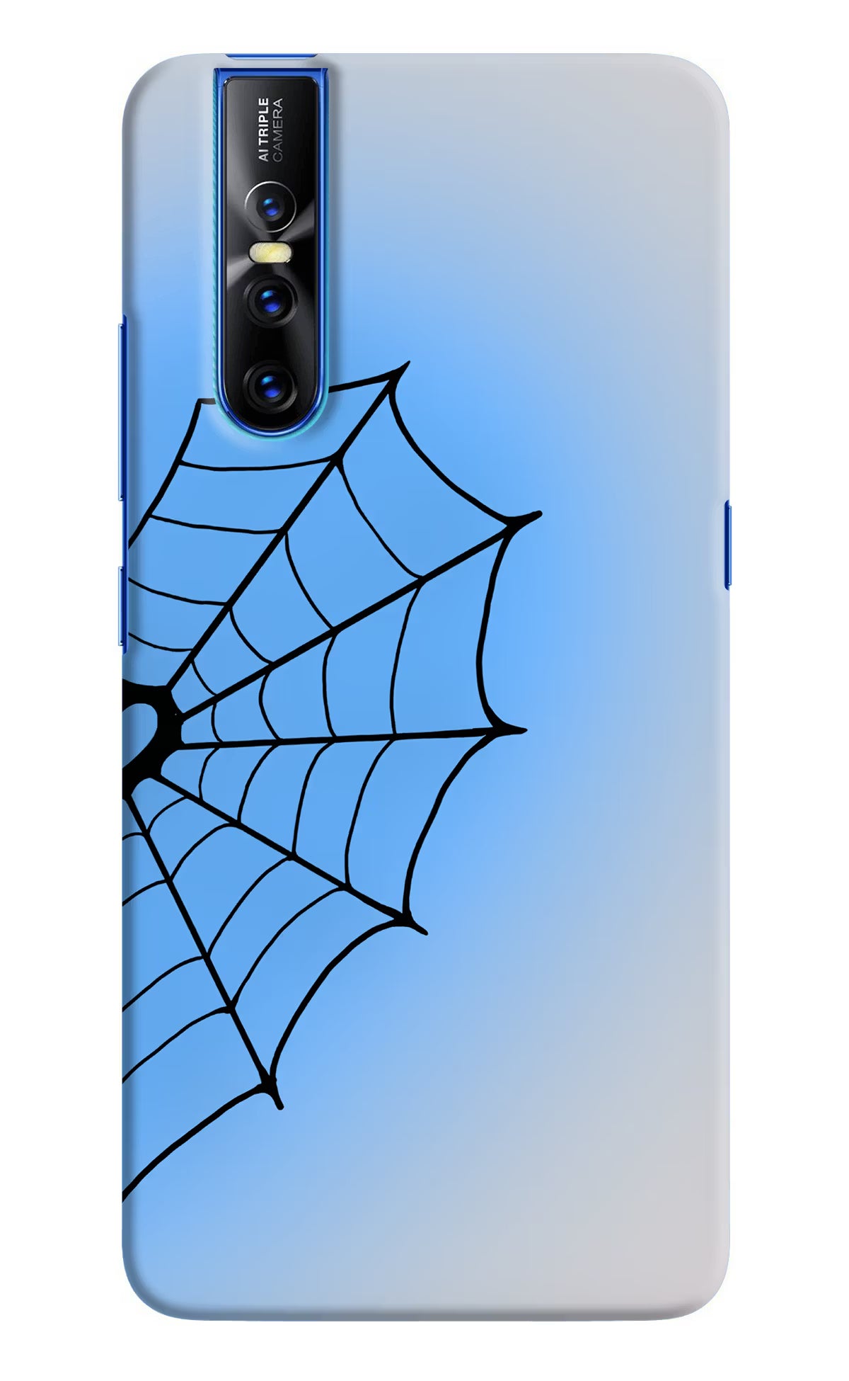 Blue Web Vivo V15 Pro Back Cover