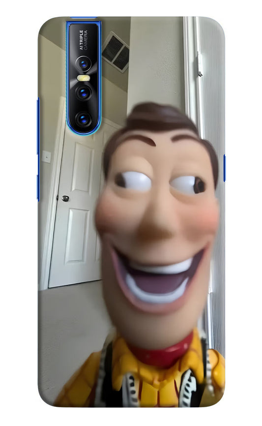 Side Eye Woody Vivo V15 Pro Hard Case Back Cover by Casekaro