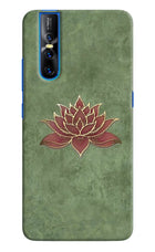 Lotus Grace Vivo V15 Pro Hard Case Back Cover by Casekaro
