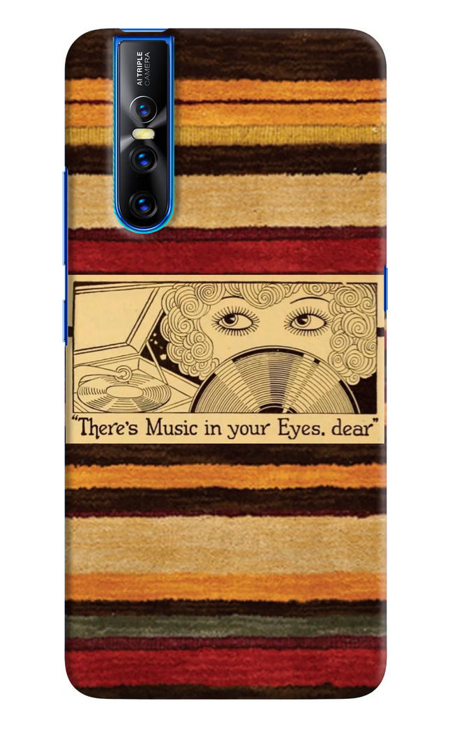 Vinyl Stripes Vivo V15 Pro Hard Case Back Cover by Casekaro