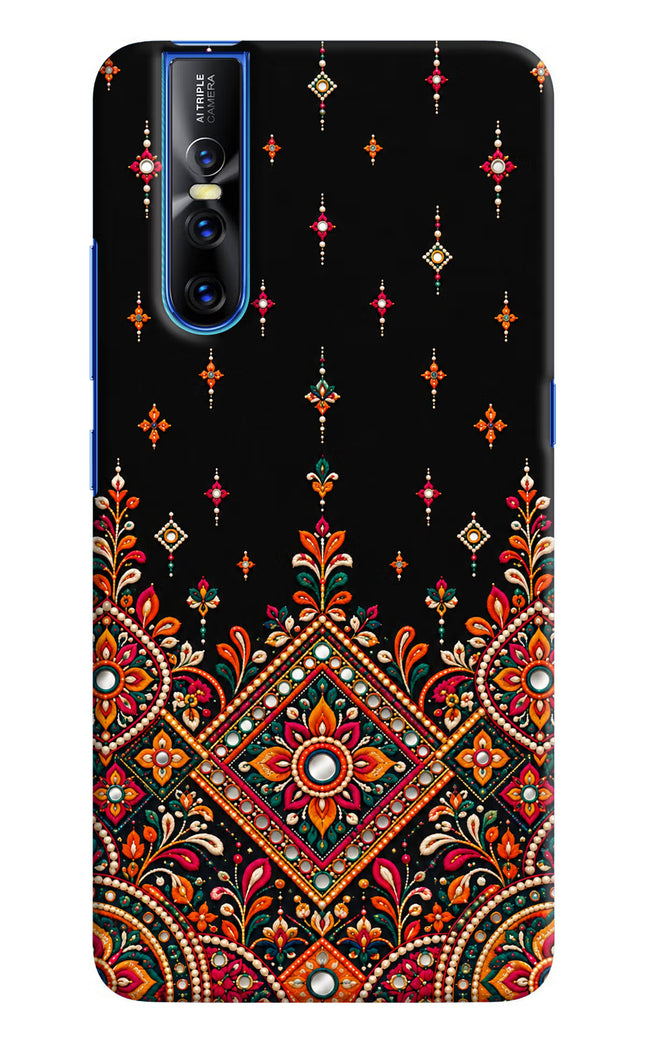 Noir Mehfil Vivo V15 Pro Hard Case Back Cover by Casekaro