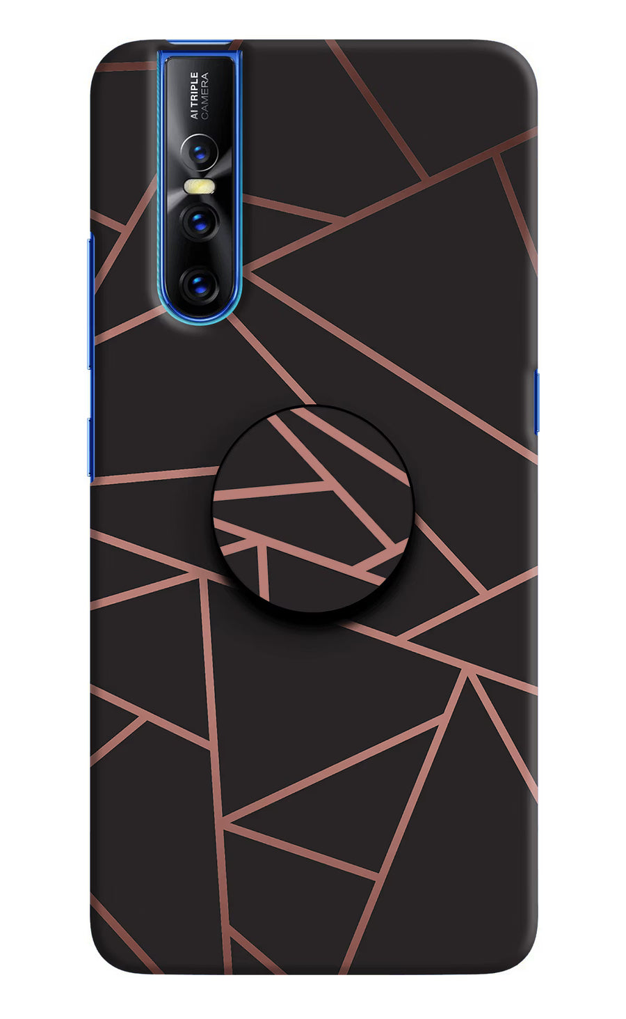 Geometric Pattern Vivo V15 Pro Pop Case, Hard case