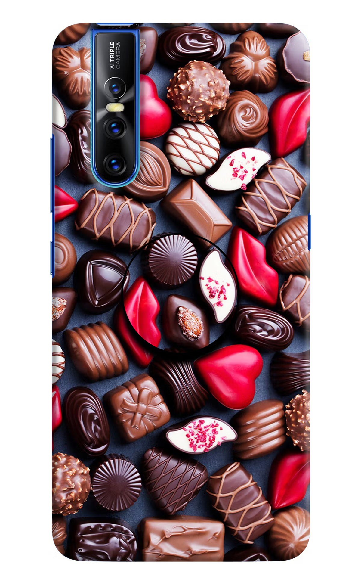 Chocolates Vivo V15 Pro Pop Case by Casekaro