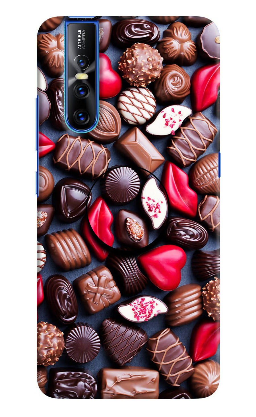 Chocolates Vivo V15 Pro Pop Case, Hard case