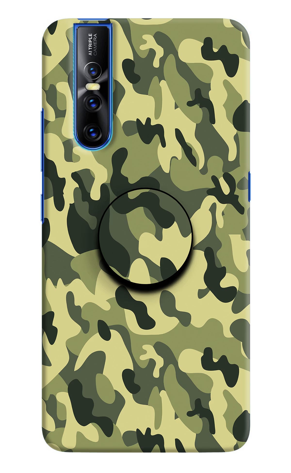 Camouflage Vivo V15 Pro Pop Case by Casekaro