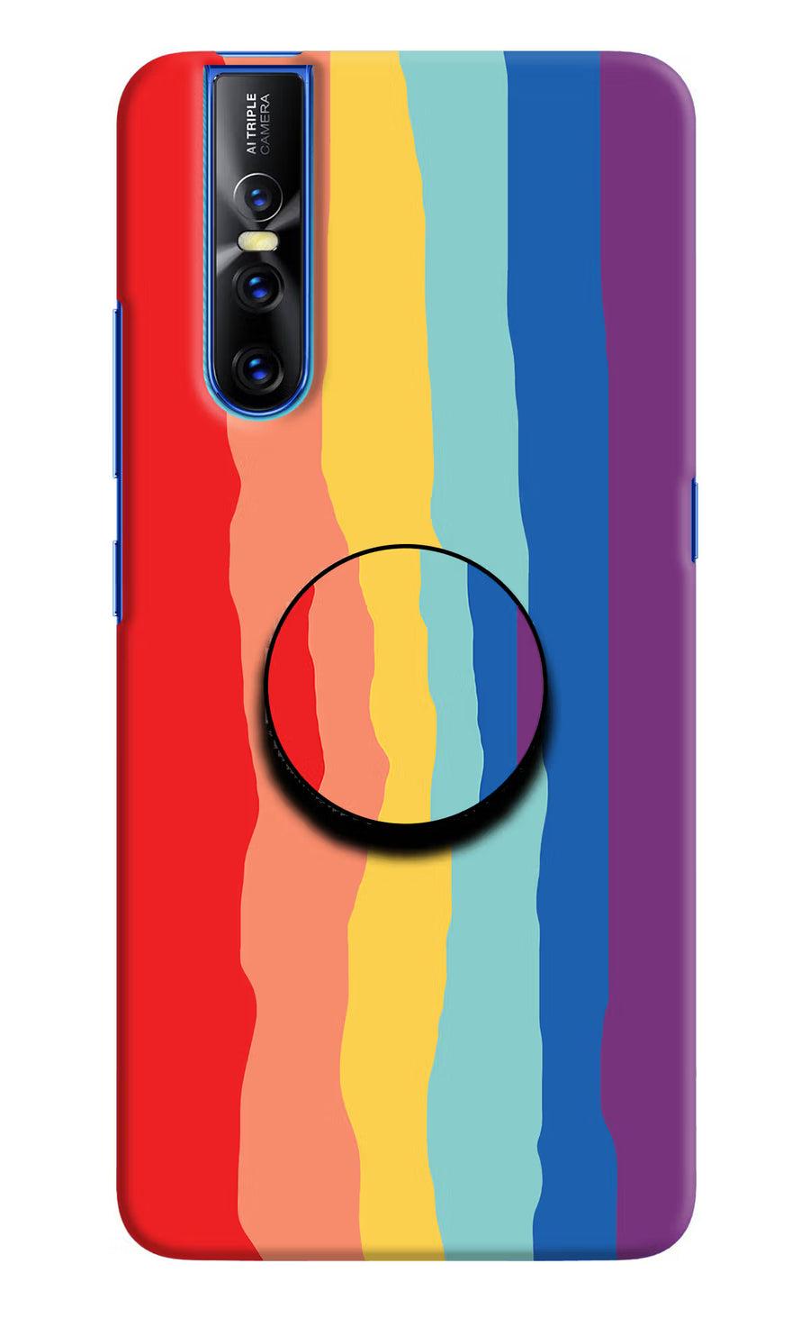 Rainbow Vivo V15 Pro Pop Case, Hard case