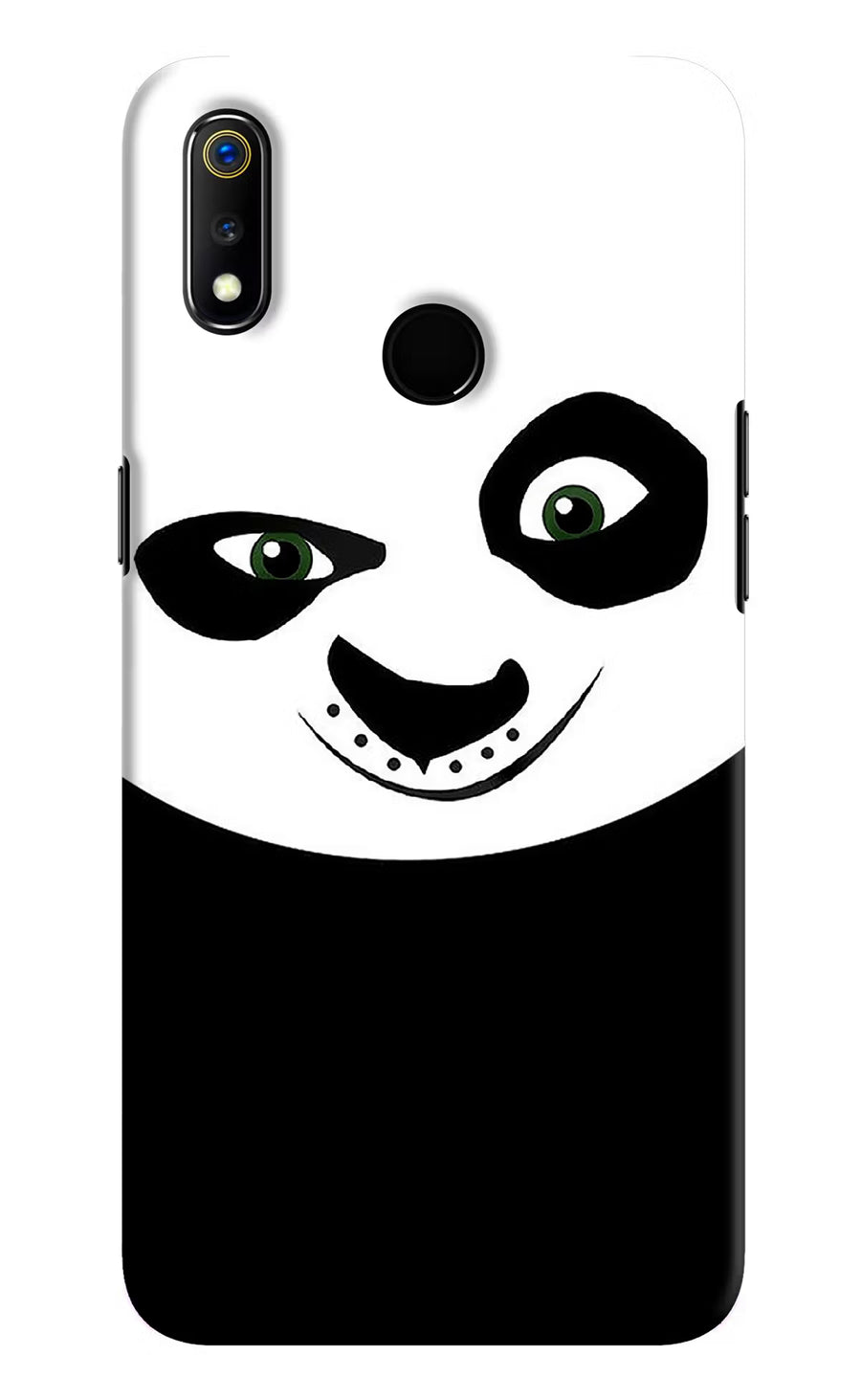 Panda Realme 3 Back Cover, Hard case