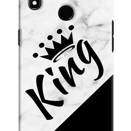 King Realme 3 Hard Case Back Cover by Casekaro