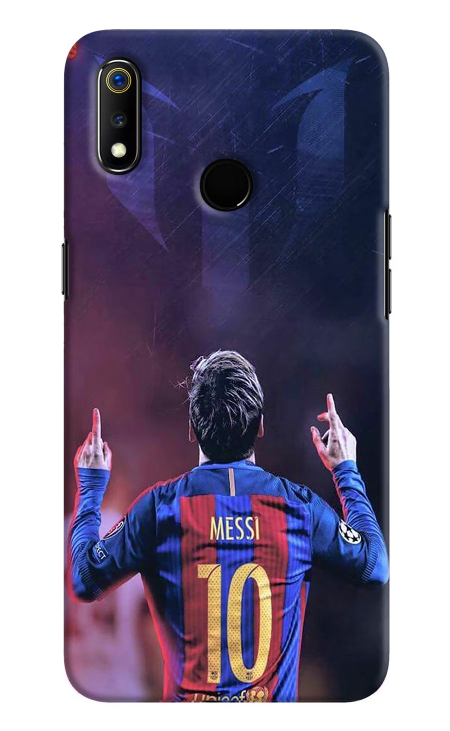Messi Realme 3 Back Cover, Hard case