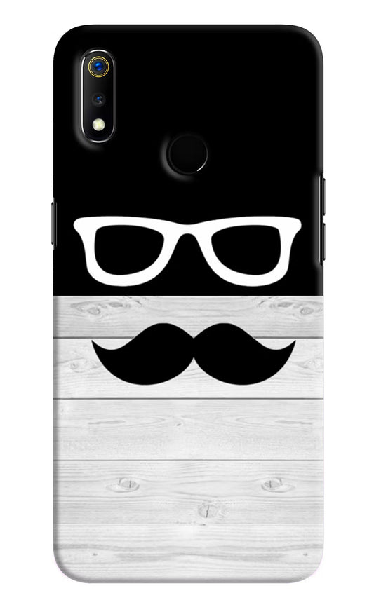 Mustache Realme 3 Hard Case Back Cover by Casekaro