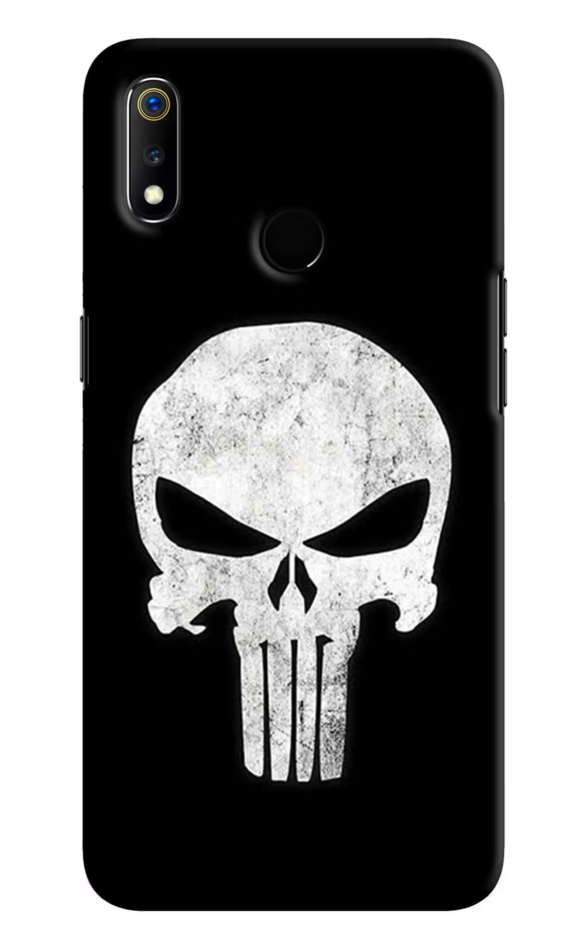 Punisher Skull Realme 3 Hard Case Back Cover by Casekaro
