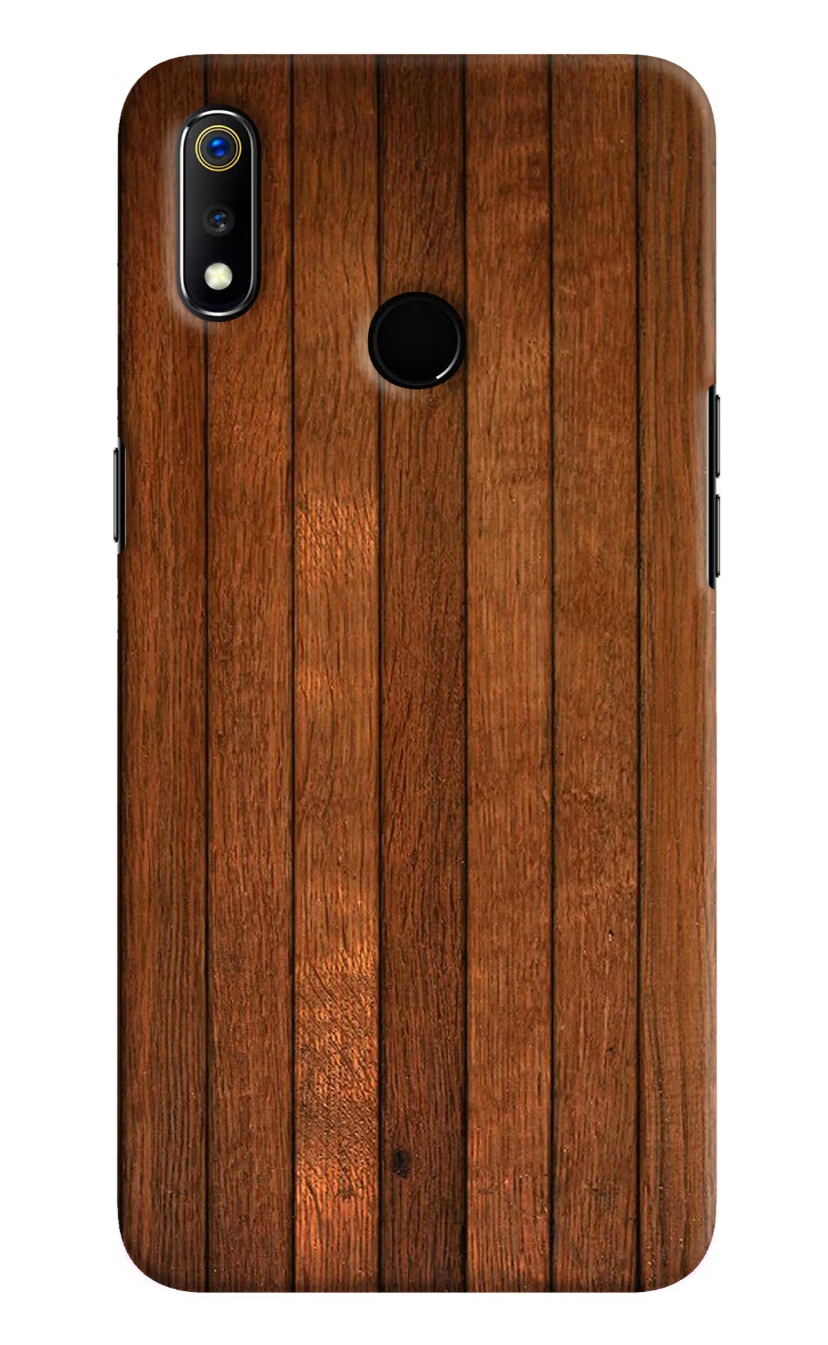 Wooden Artwork Bands Realme 3 Hard Case Back Cover by Casekaro