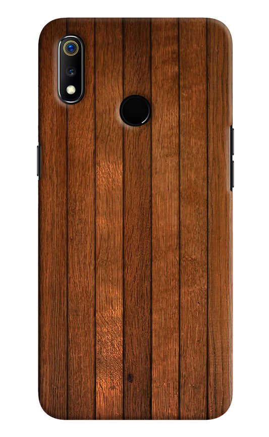 Wooden Artwork Bands Realme 3 Hard Case Back Cover by Casekaro