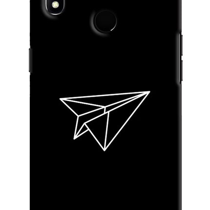 Paper Plane White Realme 3 Hard Case Back Cover by Casekaro
