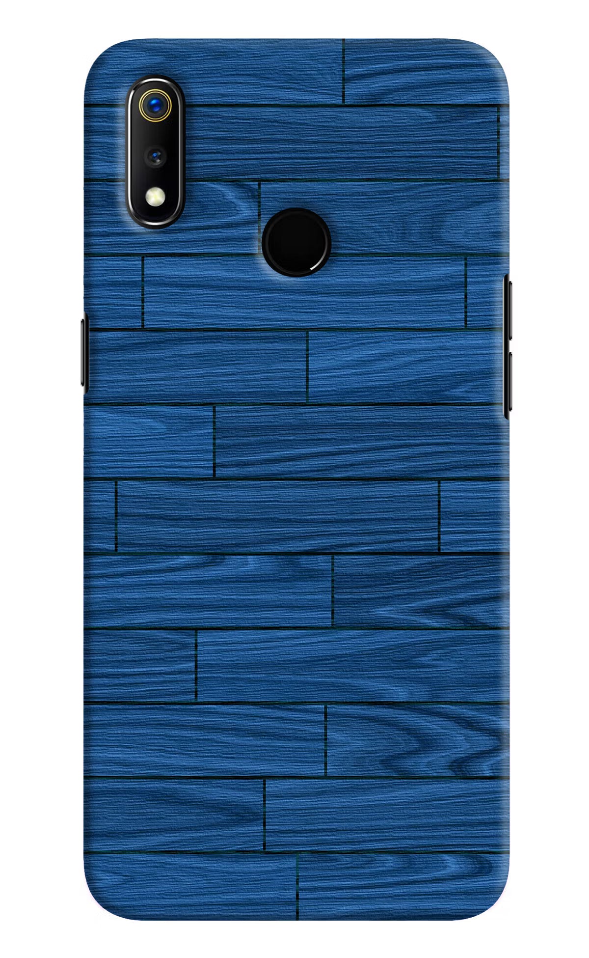 Wooden Texture Realme 3 Hard Case Back Cover by Casekaro