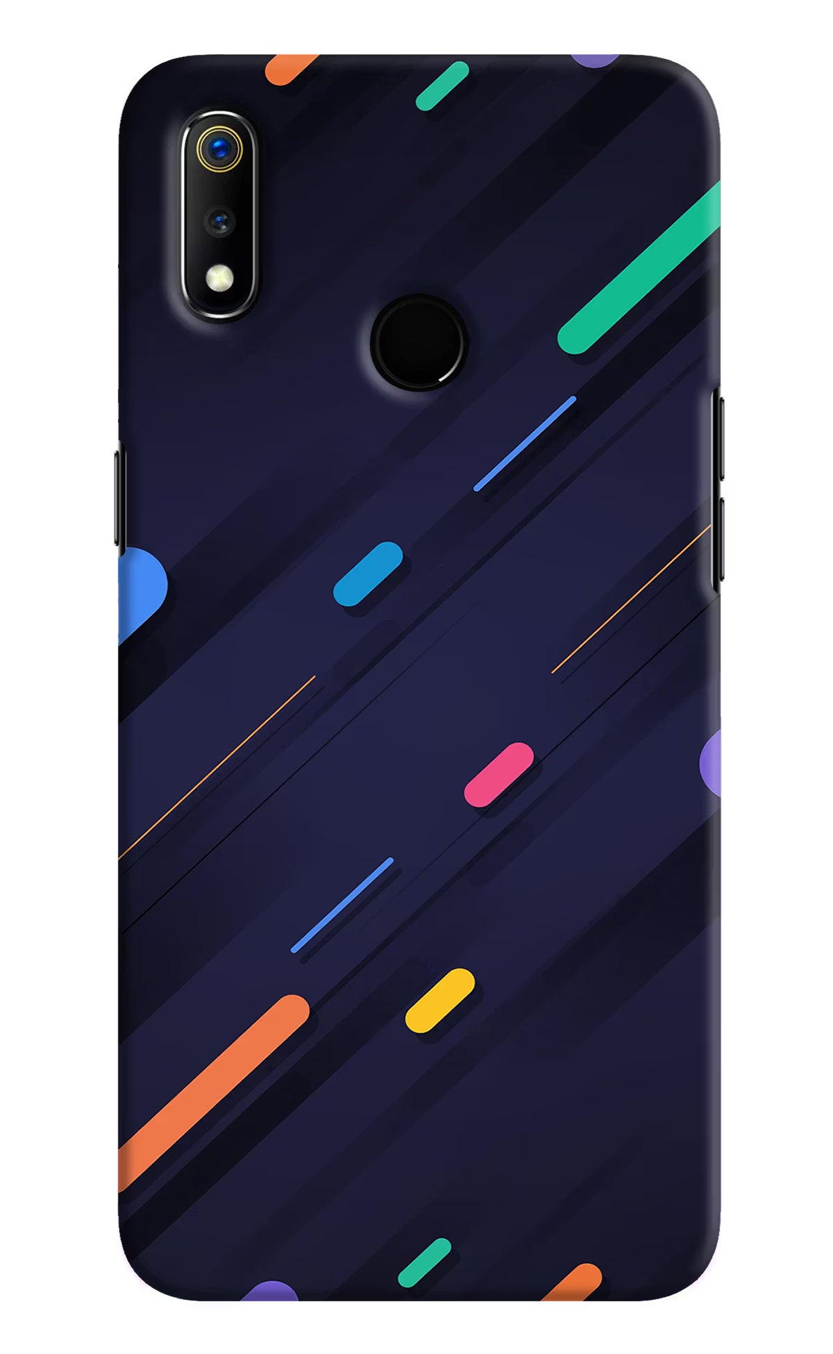 Abstract Design Realme 3 Hard Case Back Cover by Casekaro