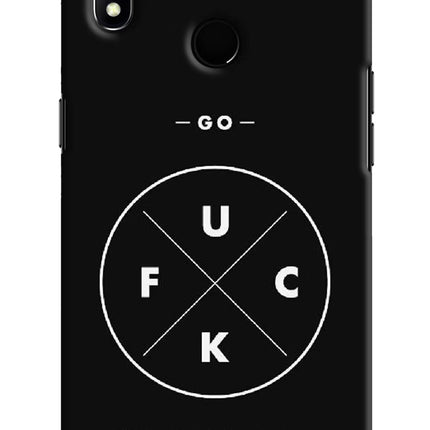 Go Fuck Yourself Realme 3 Hard Case Back Cover by Casekaro