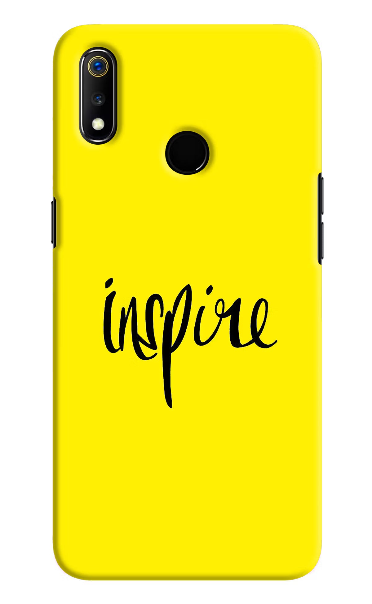 Inspire Realme 3 Hard Case Back Cover by Casekaro